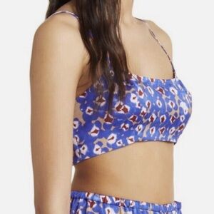Revolve open edit Print Crop Top
